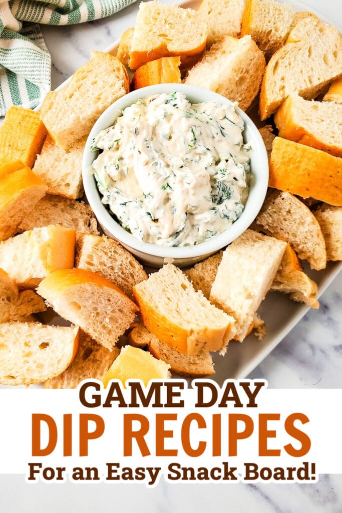 game day dips - Creamy Spinach Dip