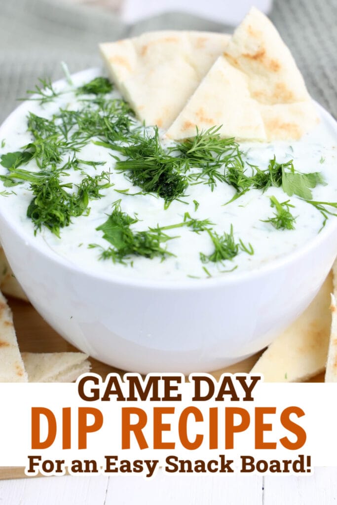 game day dips - Creamy Tzatziki Dip