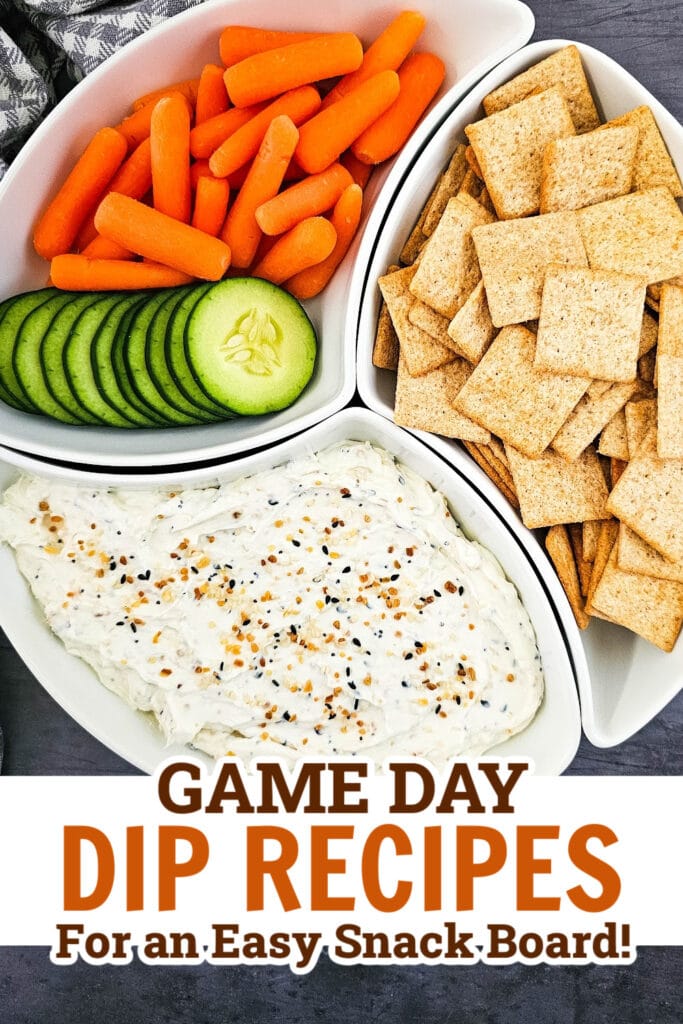 game day dips - Everything Bagel Dip