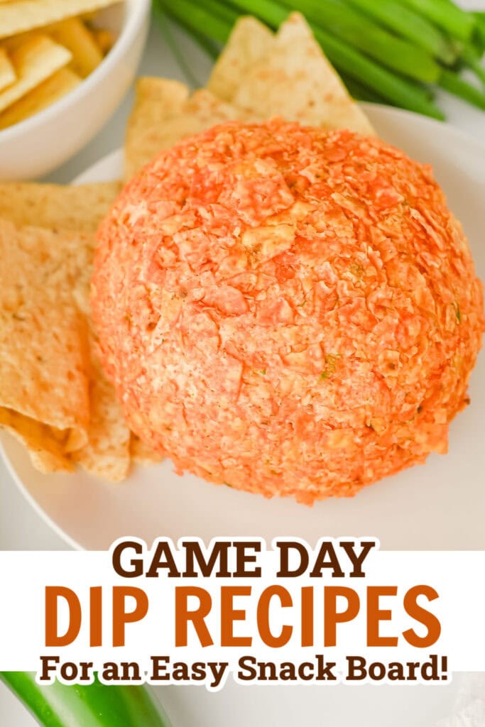 game day dips - Taco Cheeseball with Doritos Crunch