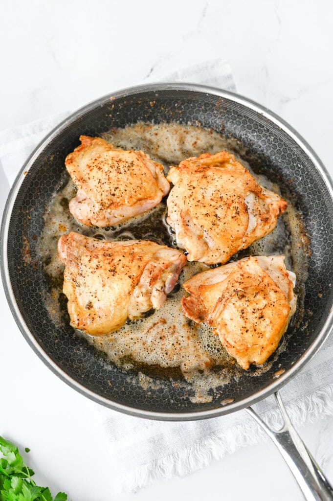 Slow Cooker Garlic Parmesan Chicken and Potatoes Process Photo