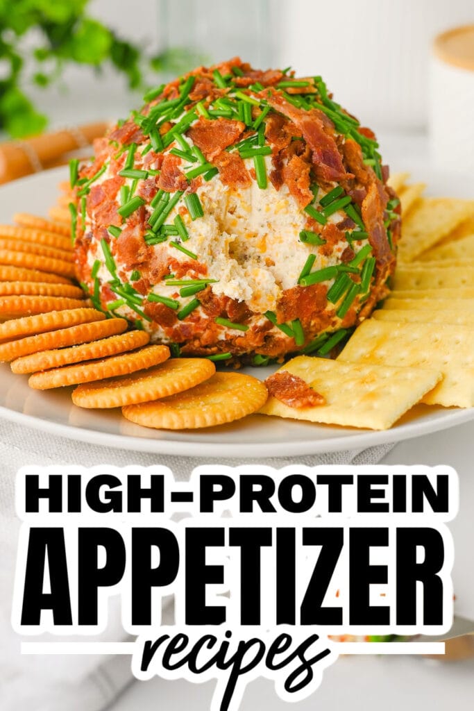 high-protein-appetizers-Bacon-Ranch-Cheeseball.