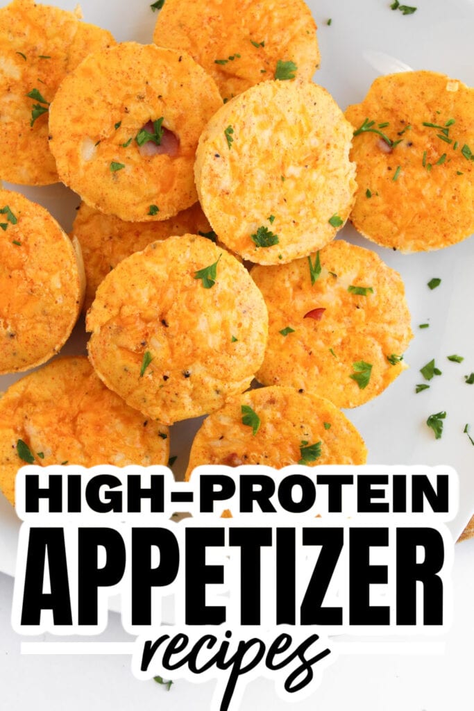 high protein appetizers - Classic Ham & Cheese Egg Bites