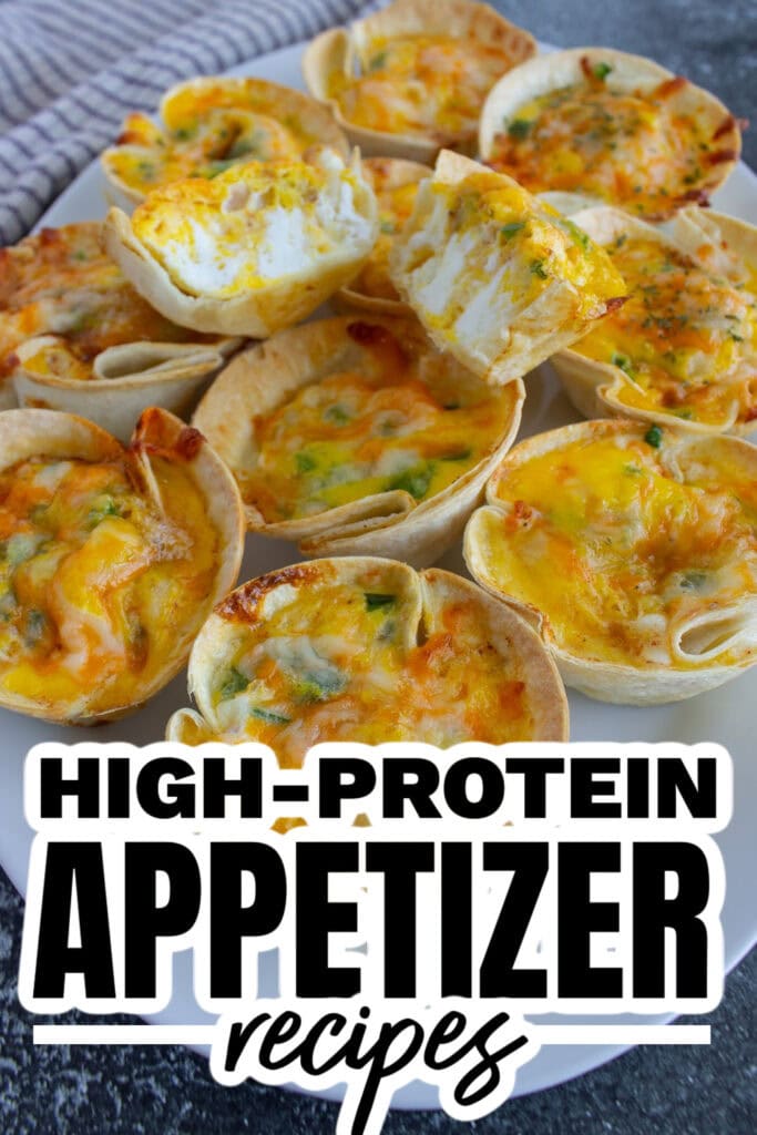 high protein appetizers - Three Cheese Mini Quiches