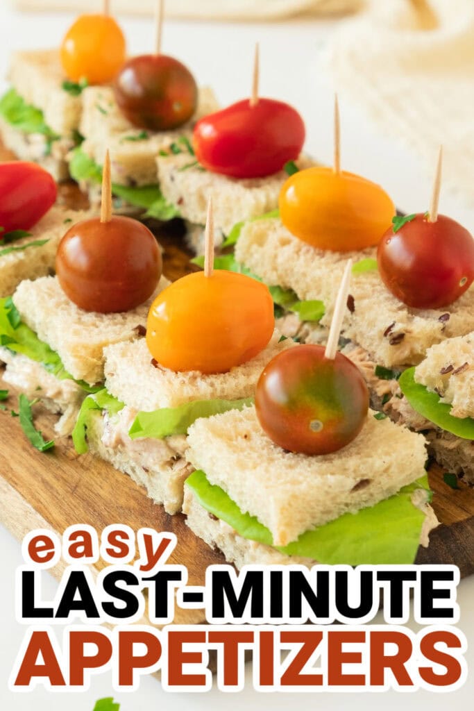 last-minute appetizers-Classic Tuna Tea Sandwiches