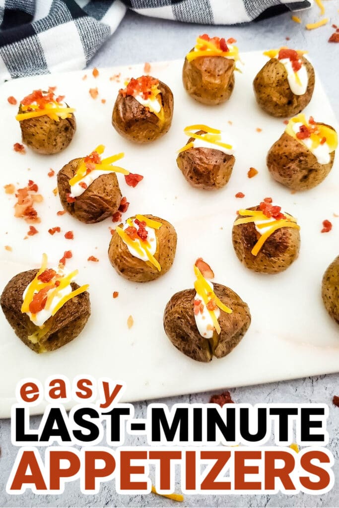 last-minute appetizers-Loaded Mini Baked Potato Bites