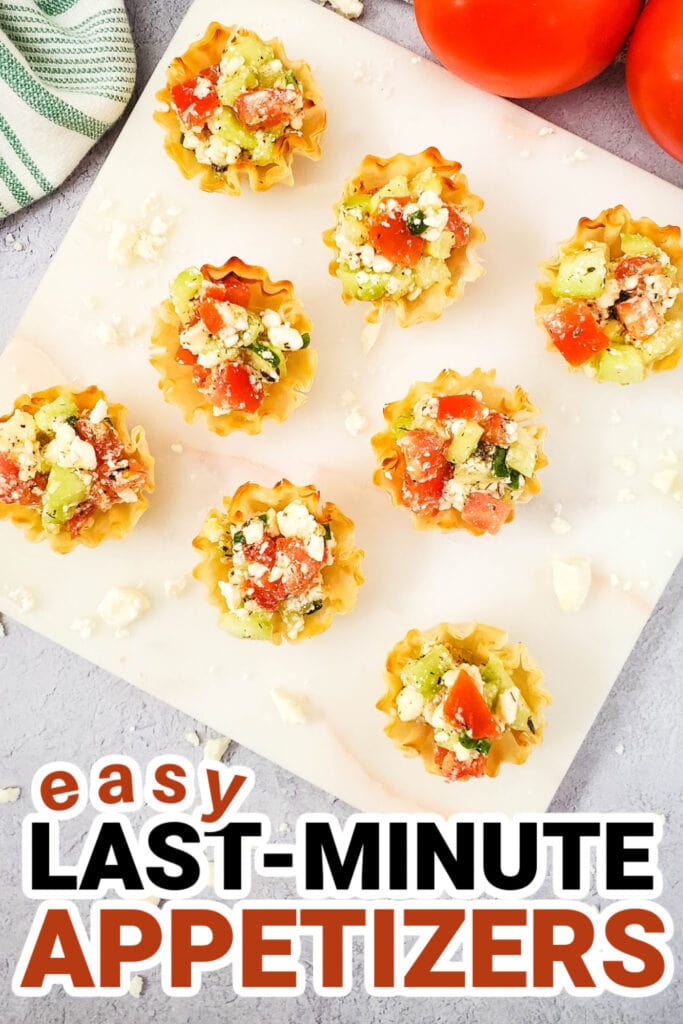 last-minute appetizers-Mediterranean Feta Bites