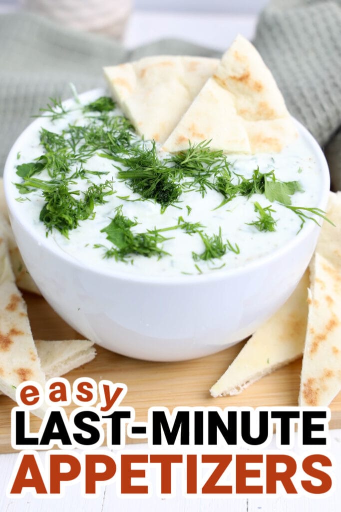 last-minute appetizers-Tzatziki Dip