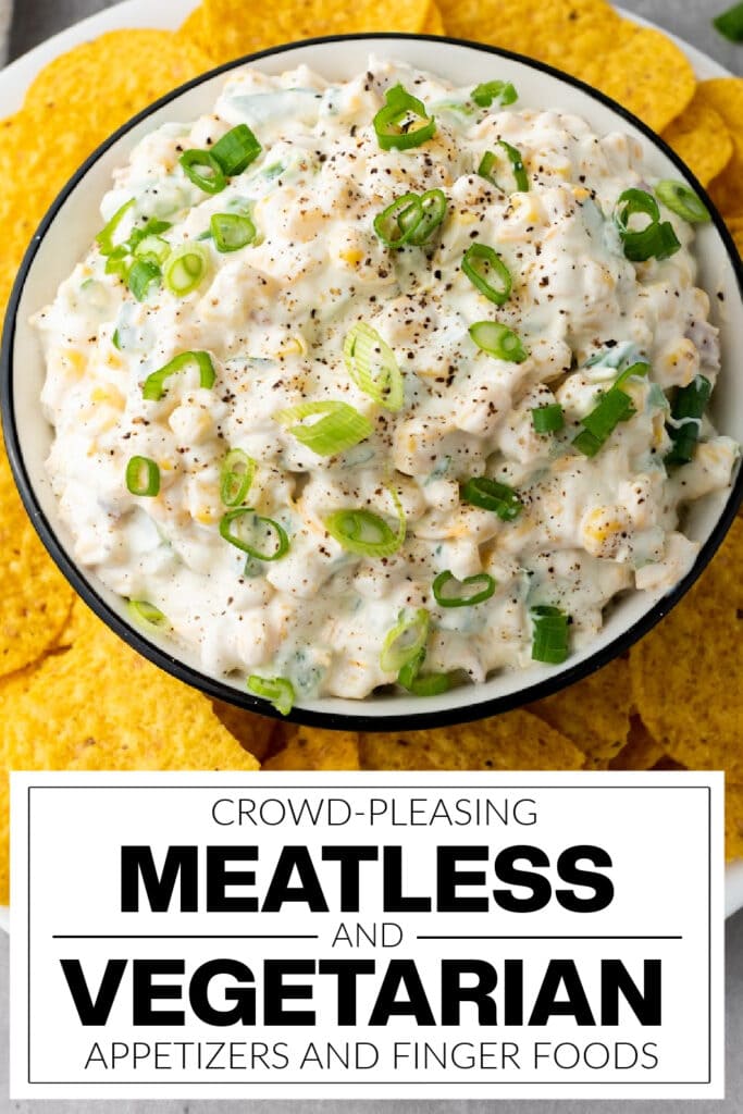 meatless and vegetarian appetizers - Creamy Corn Dip