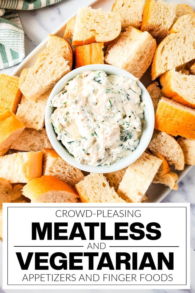 meatless and vegetarian appetizers - Creamy Spinach Dip