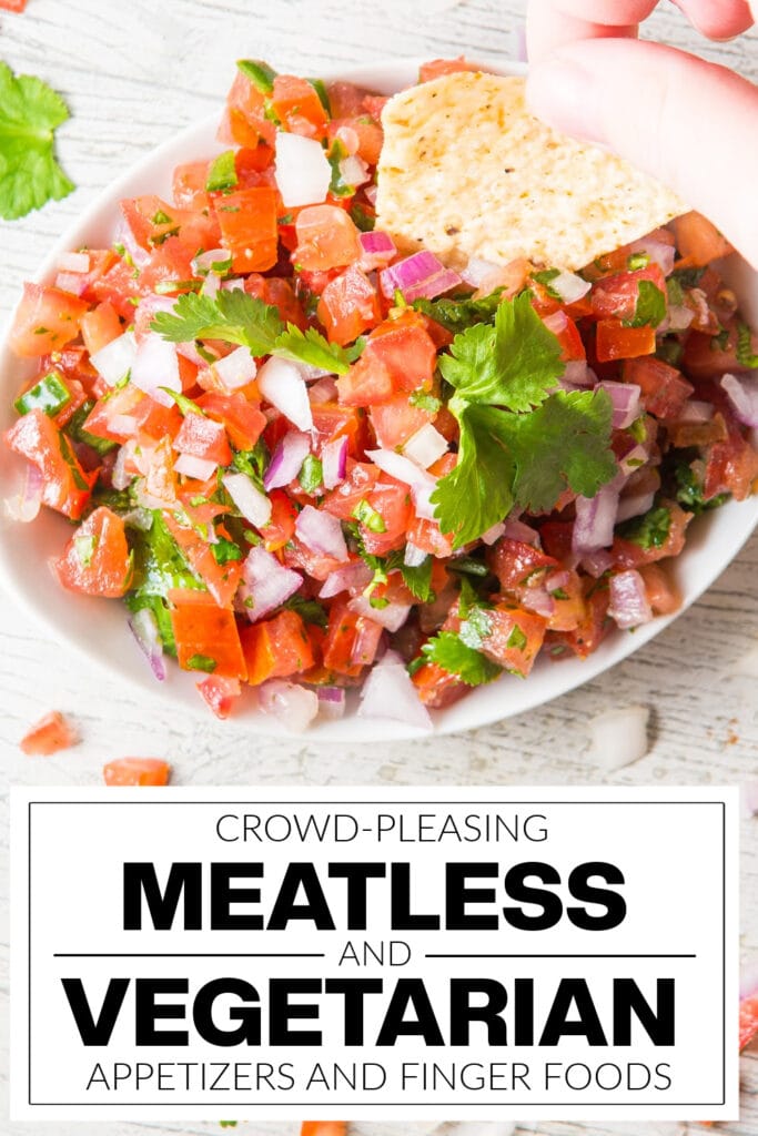 meatless and vegetarian appetizers - Fresh & Zesty Pico de Gallo Recipe