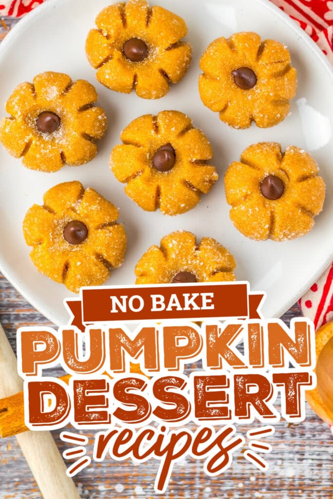 no bake pumpkin desserts - Mini Pumpkin Fudge Truffles