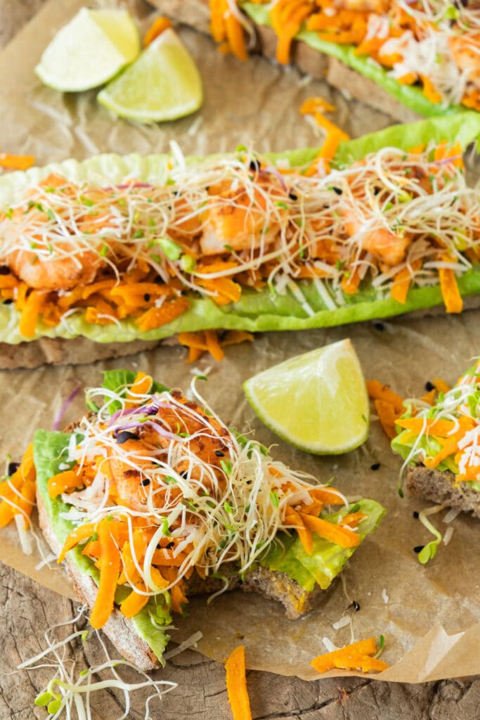 Shrimp Toast Process Photo