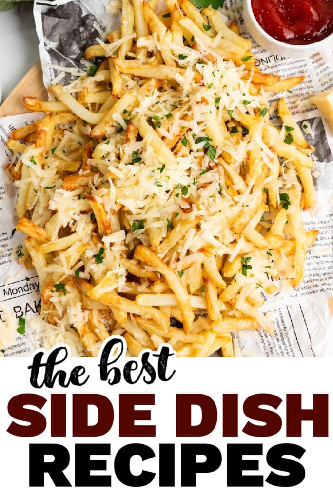 side dish recipes - Air Fryer Parmesan Truffle Fries