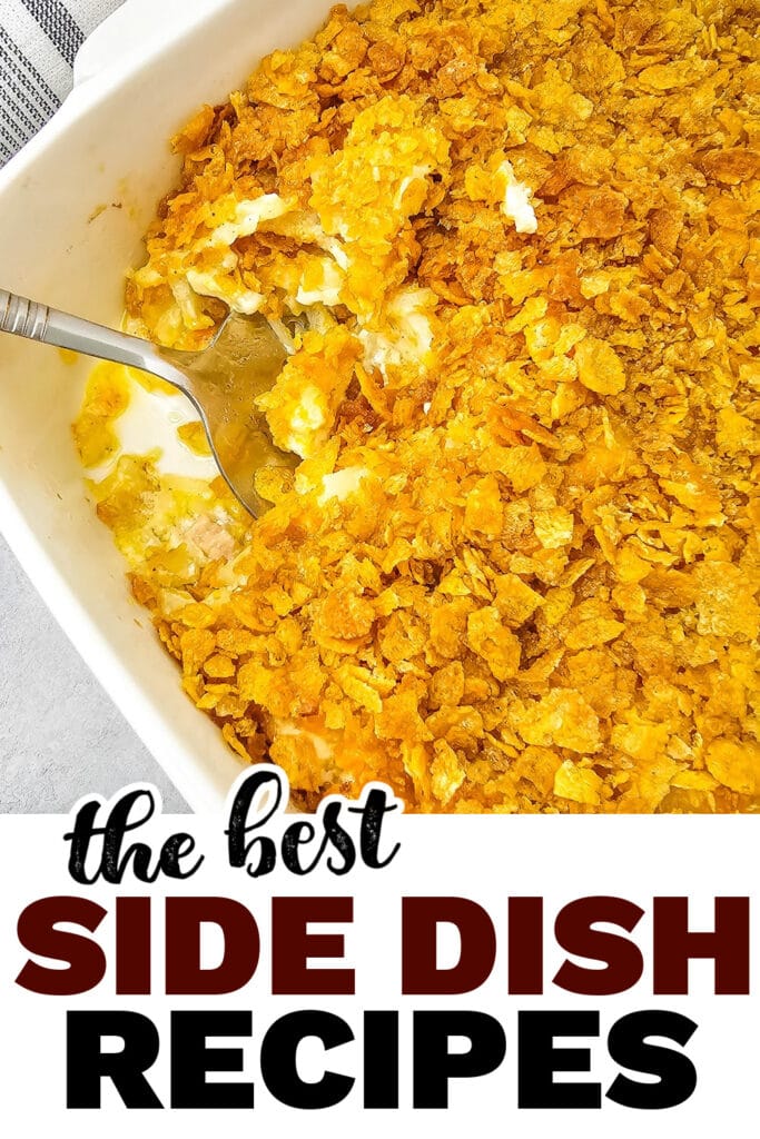 side dish recipes - Golden and Cheesy Party Potatoes