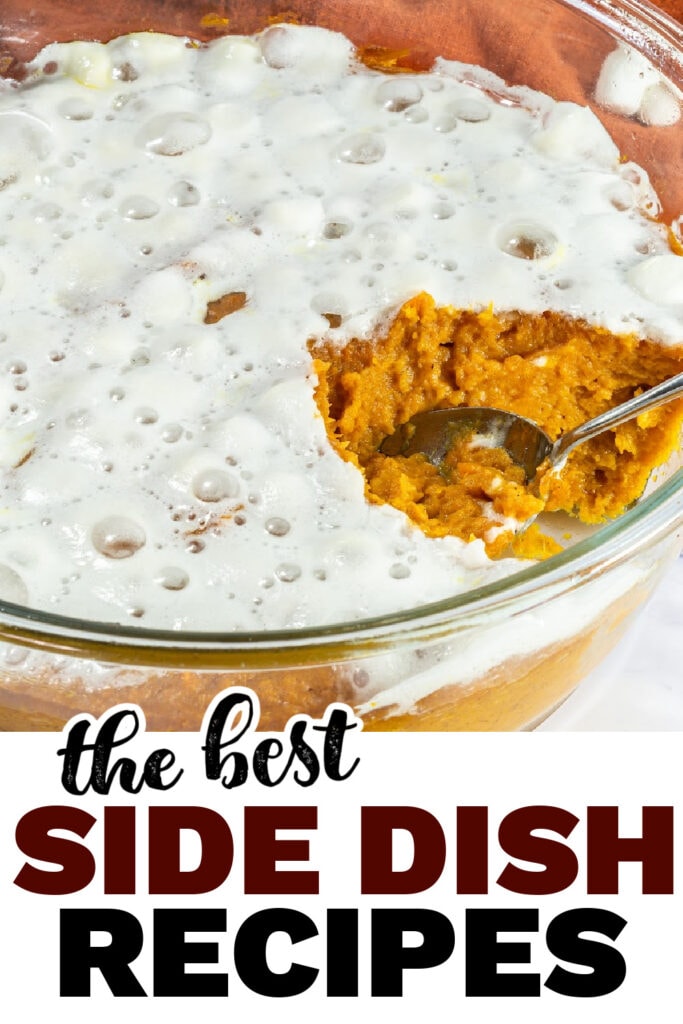 side dish recipes -Sweet Potato Casserole Side Dish