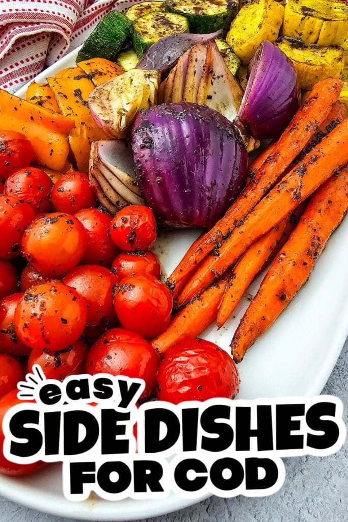 side dishes for cod - Grilled Vegetable Platter