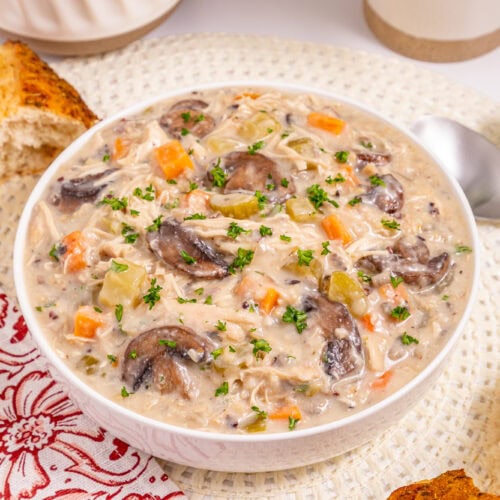 Slow Cooker Chicken Wild Rice Soup