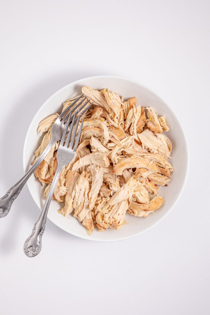 Slow Cooker Chicken Wild Rice Soup Process Photo