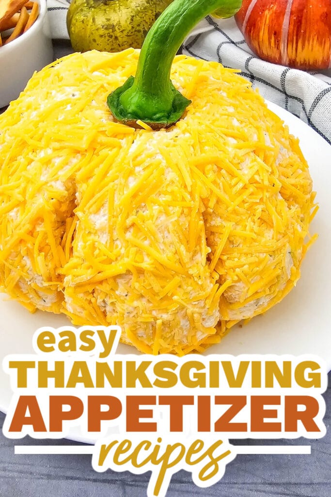 thanksgiving appetizer recipes - Pumpkin Cheeseball Spread