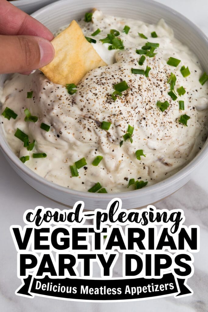 vegetarian party dips - Caramelized Onion Dip