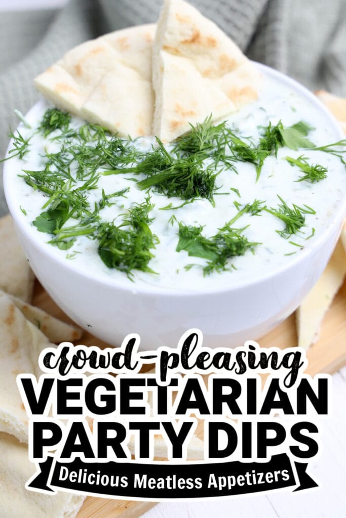 vegetarian party dips - Creamy Tzatziki Dip