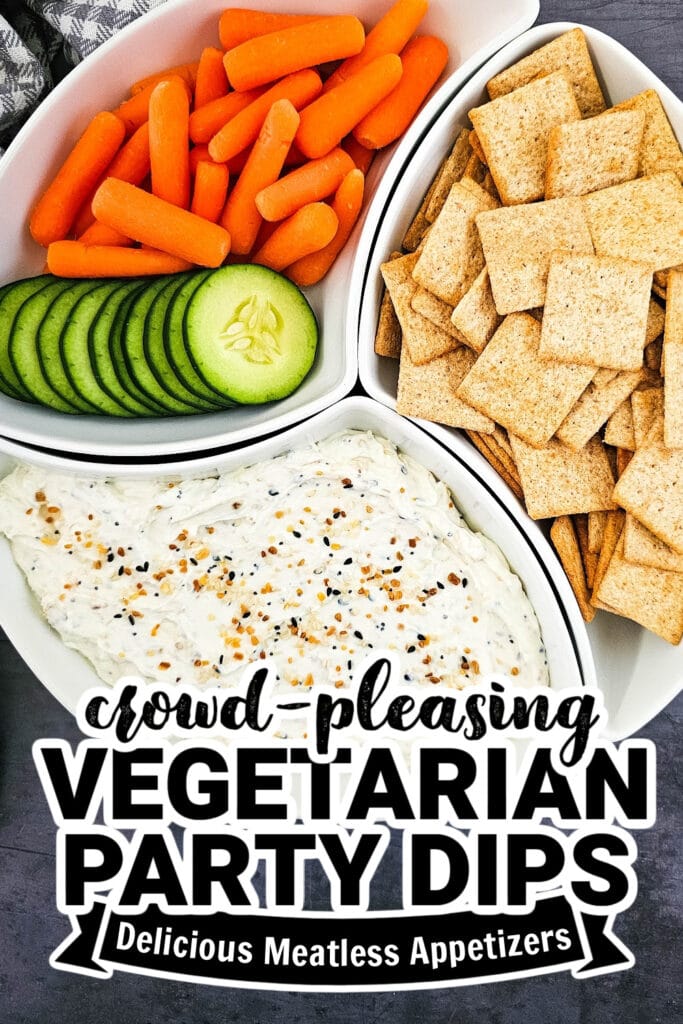 vegetarian party dips - Everything Bagel Dip