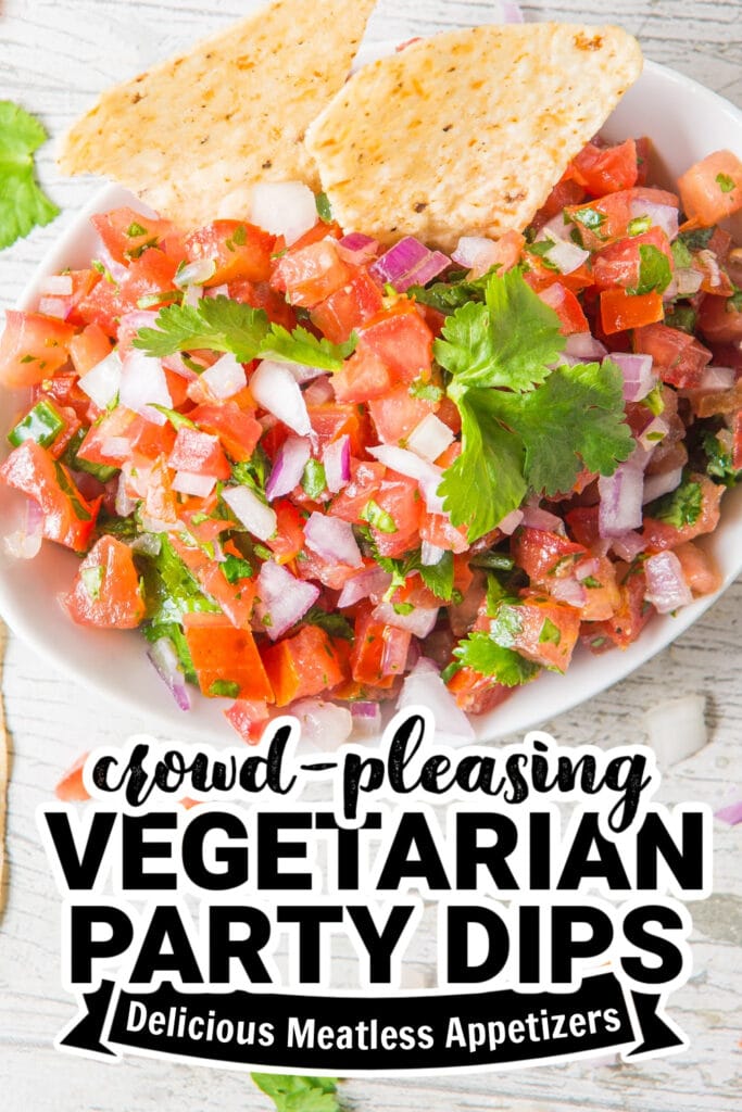 vegetarian party dips - Fresh & Zesty Pico de Gallo Recipe