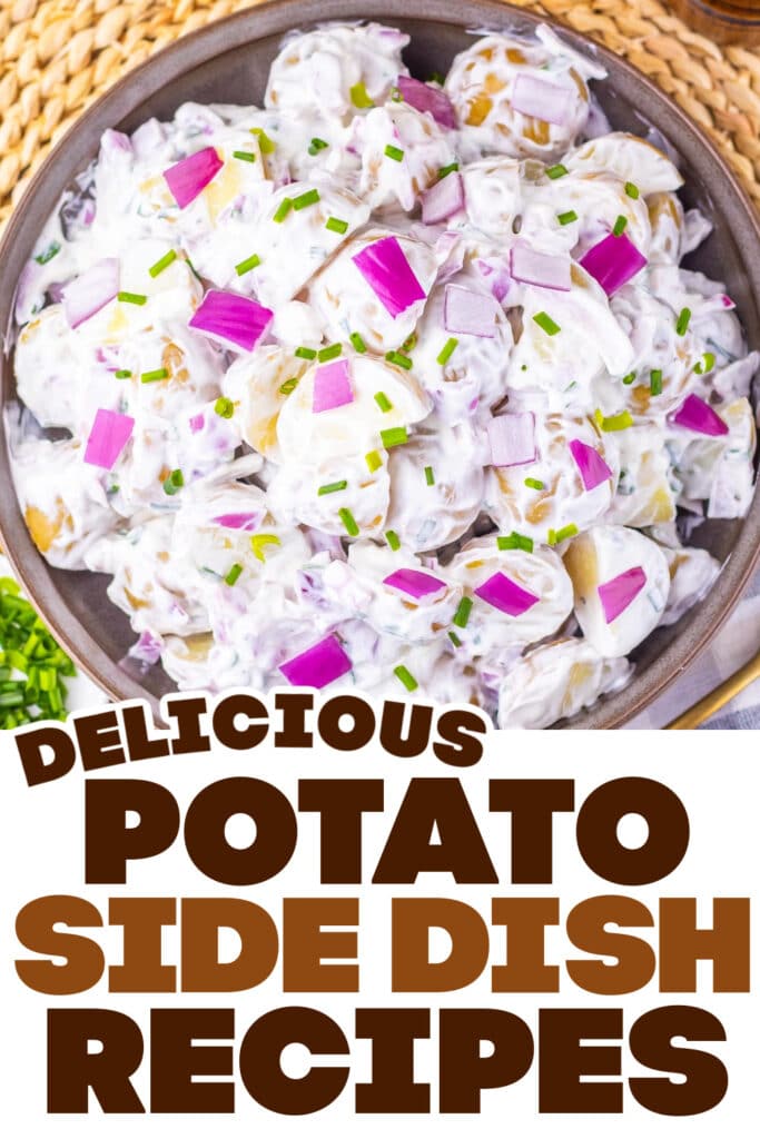 1potato side dish ideas -Sour Cream And Onion Potato Salad