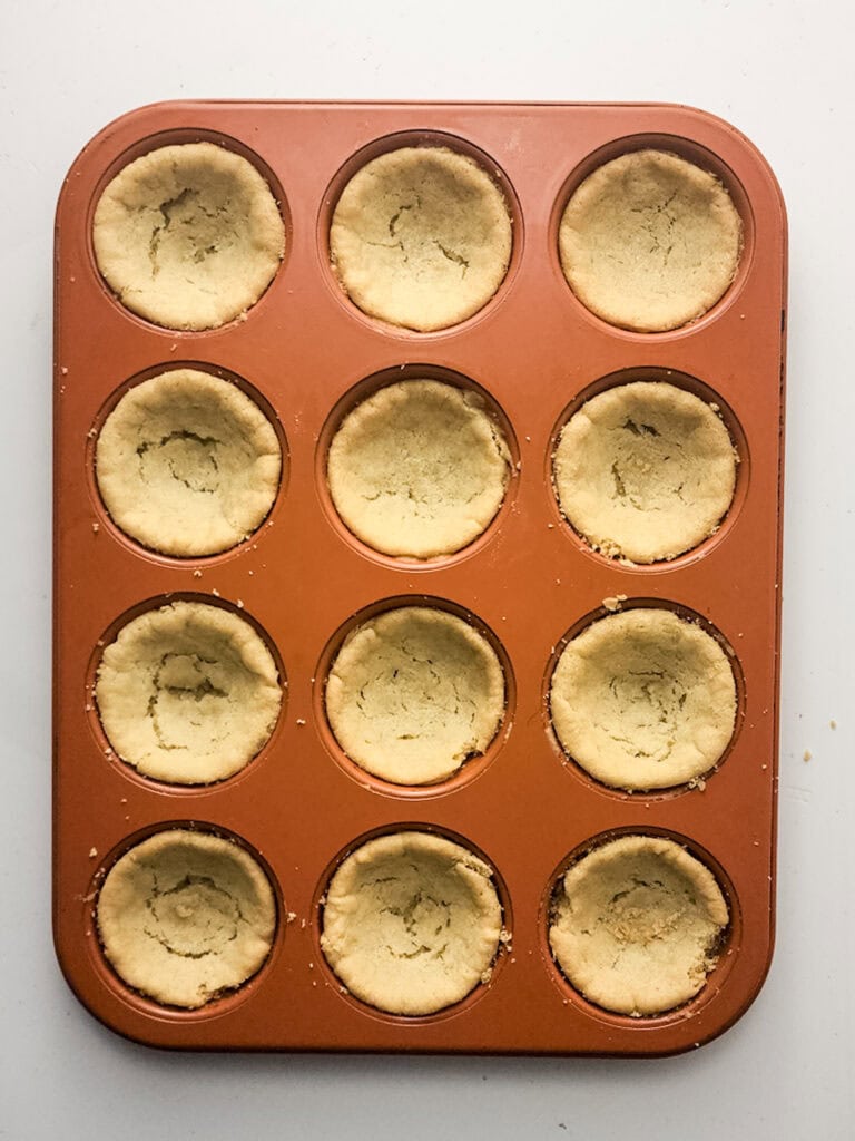 Twix Cookie Cups Process Photo