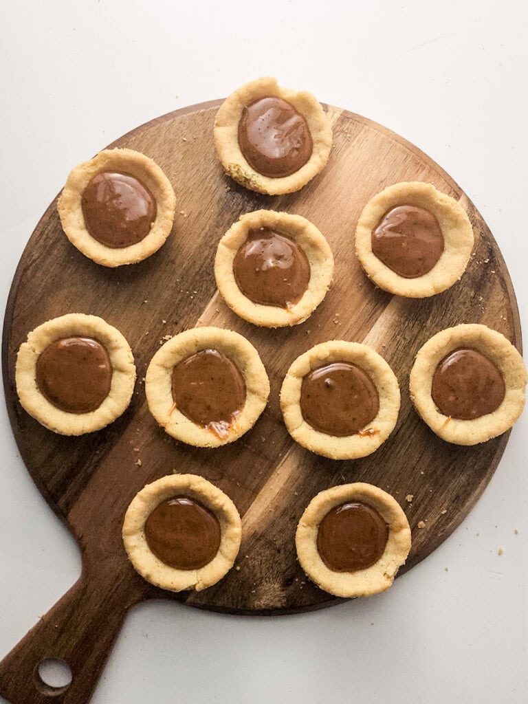 Twix Cookie Cups Process Photo