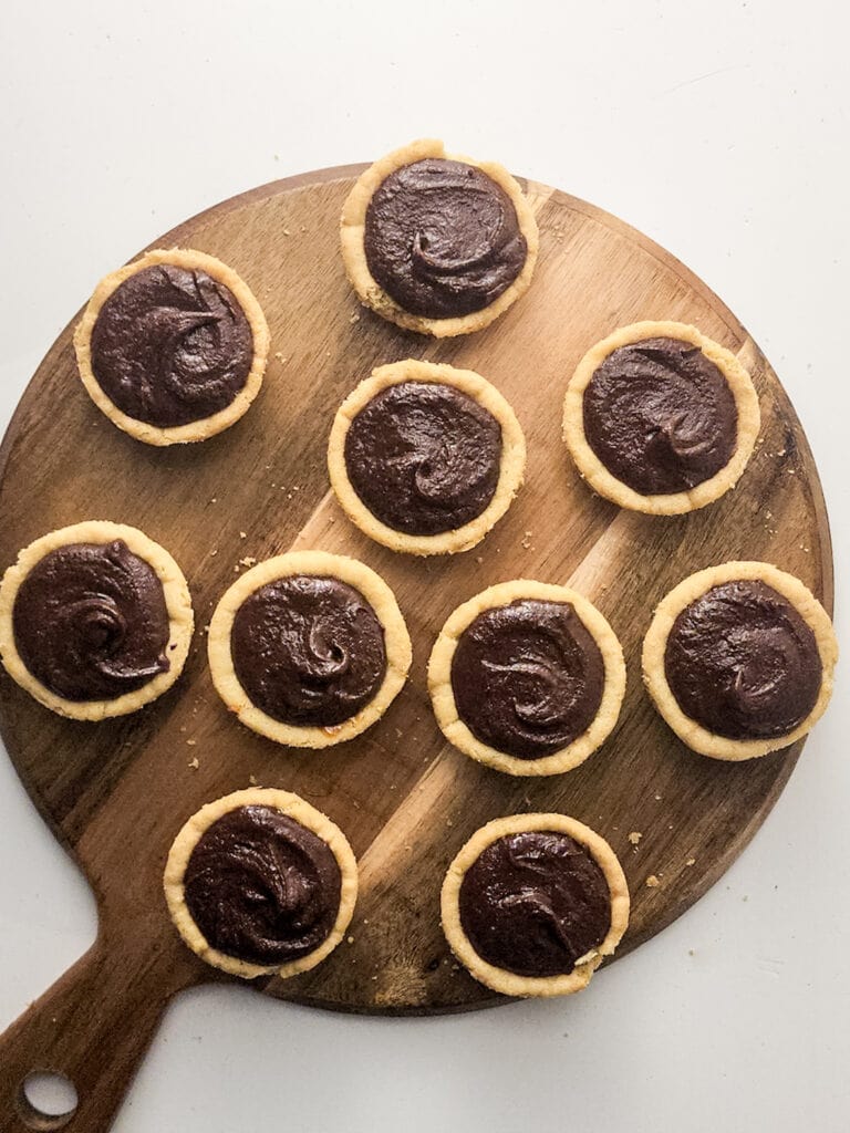 Twix Cookie Cups Process Photo