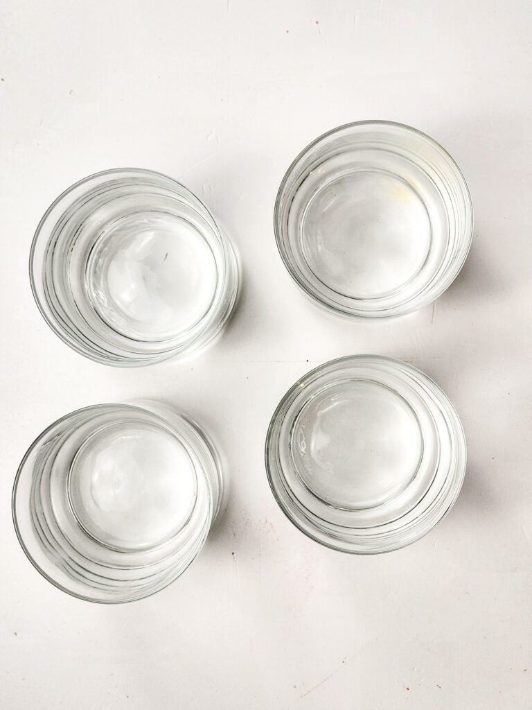 No Bake Vanilla Cheesecake Cups Process Photo