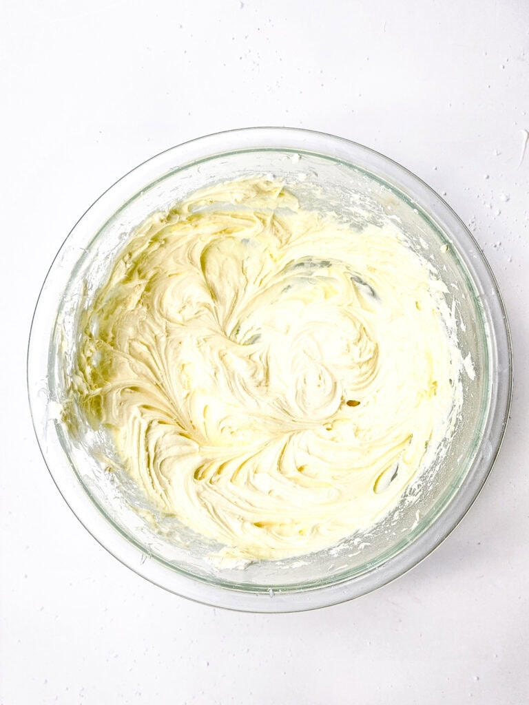 No Bake Vanilla Cheesecake Cups Process Photo