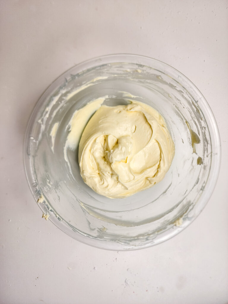 No Bake Vanilla Cheesecake Cups Process Photo