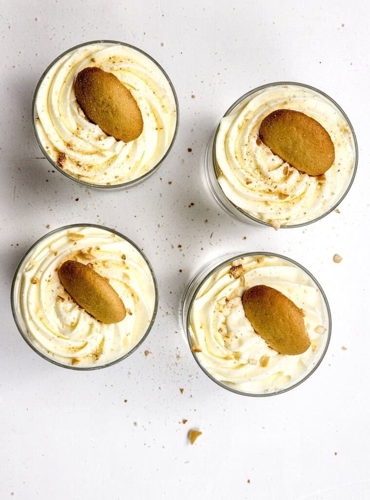 No Bake Vanilla Cheesecake Cups Process Photo