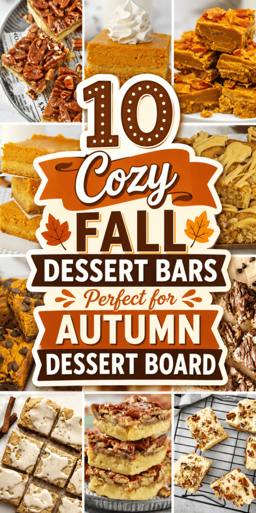 fall dessert bars