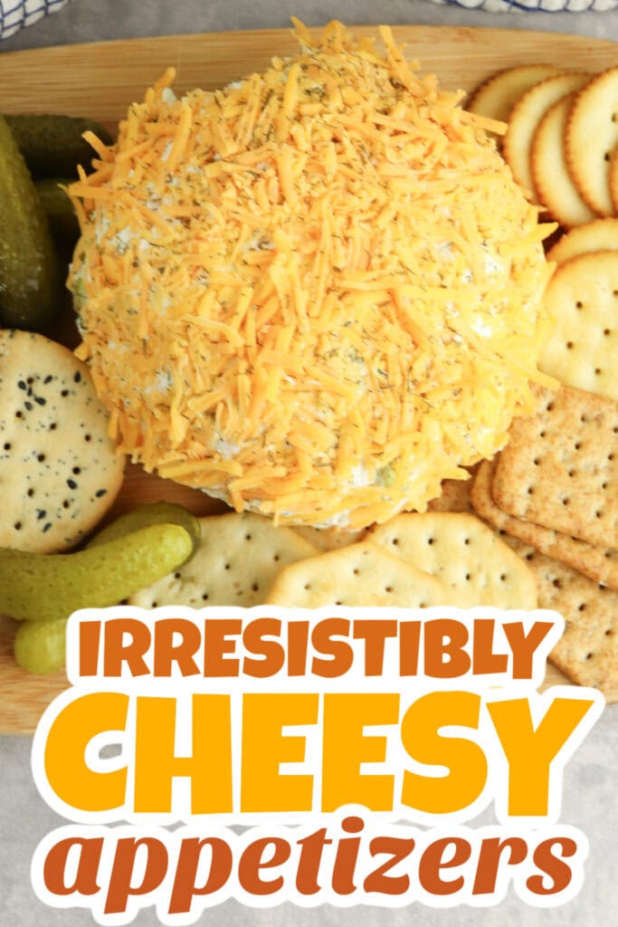 Cheesy Appetizer-Cheddar Pickle Cheese Ball