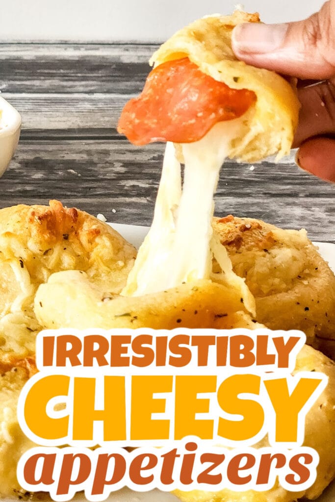 Cheesy Appetizer-Cheesy Pepperoni Pizza Biscuits