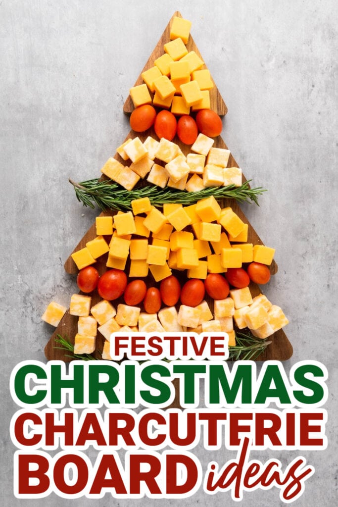 Christmas Charcuterie Board-Christmas Tree Cheese Platter