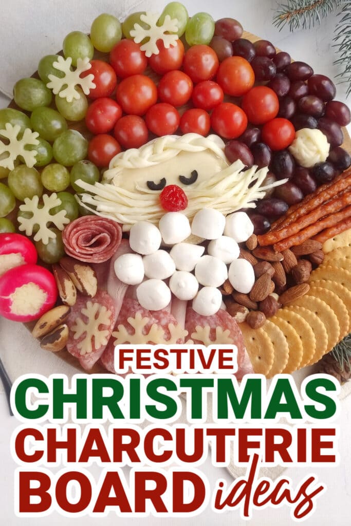 Christmas Charcuterie Board-Santa Charcuterie Board