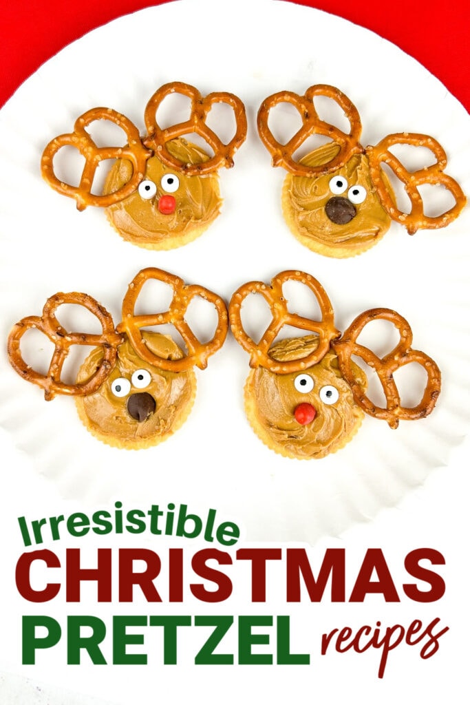 Christmas Pretzels-Ritz Reindeer Snacks