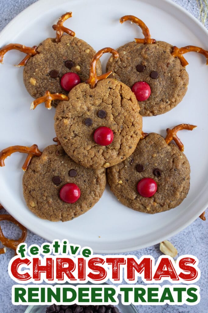 Christmas Reindeer Treats-Festive Reindeer Cookies