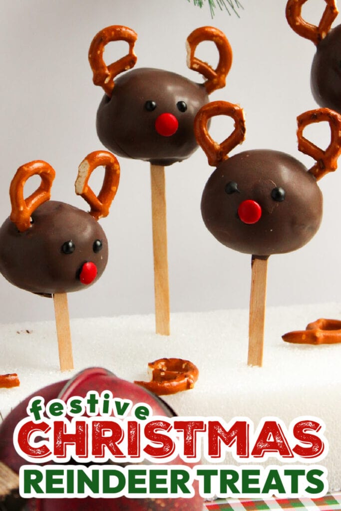 Christmas Reindeer Treats- Reindeer Cake Pops