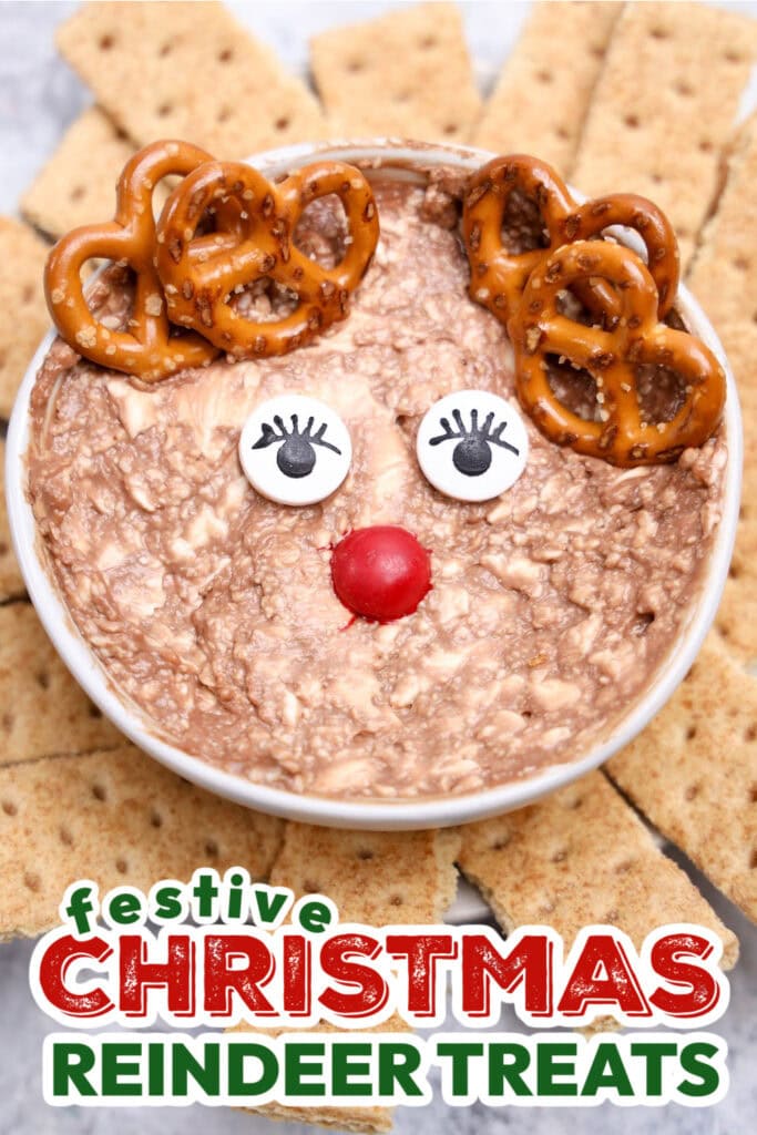 Christmas Reindeer Treats-Reindeer Nutella Dip