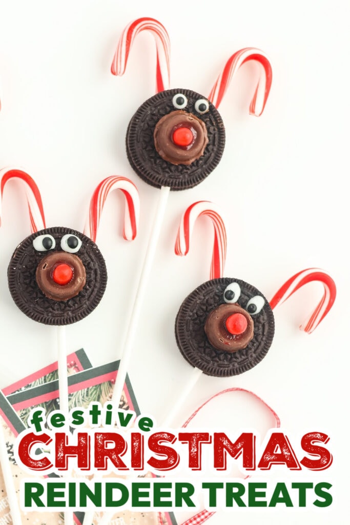 Christmas Reindeer Treats- Reindeer Oreo Pops