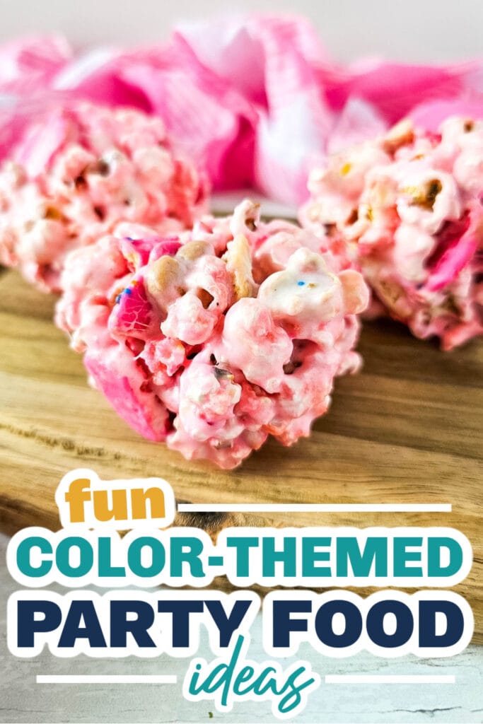Color Party Food Ideas-Circus Animal Cookie Popcorn Balls