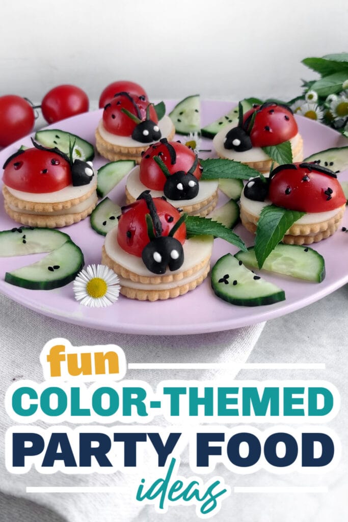 Color Party Food Ideas-Ladybug Appetizer