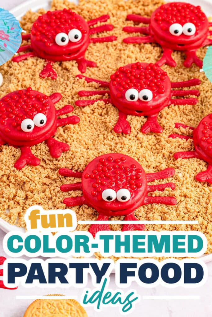 Color Party Food Ideas-Oreo Crabs