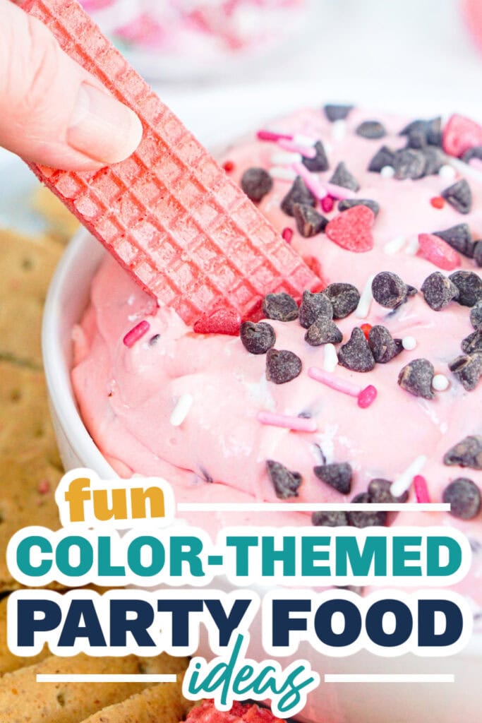 Color Party Food Ideas-Pink Booty Dip